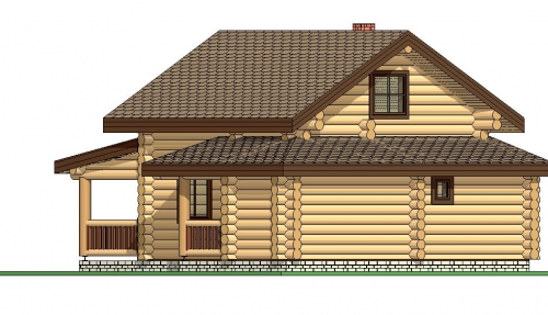 3 - Round-log house 125M²
