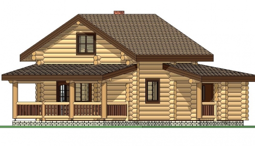2 - Round-log house 125M²