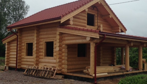 8 - Round-log house 125M²