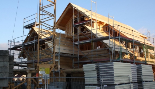 1 - Pine log frame house 260m²