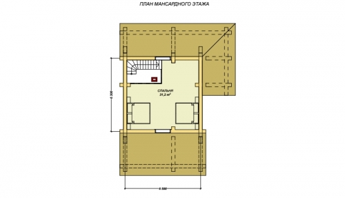 Mansard floor plan